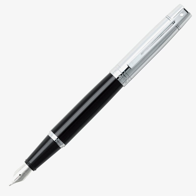 Sheaffer Sheaffer 300 Fountain Pen - Gloss Black & Chrome