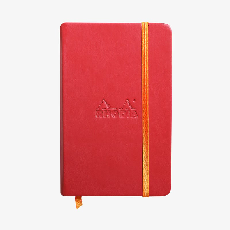 Rhodia Rhodia Hardcover Notebook - Small - Poppy - Plain