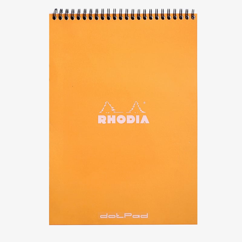 Rhodia Rhodia Classic Wirebound Notepad - A4 - Orange - Dotted