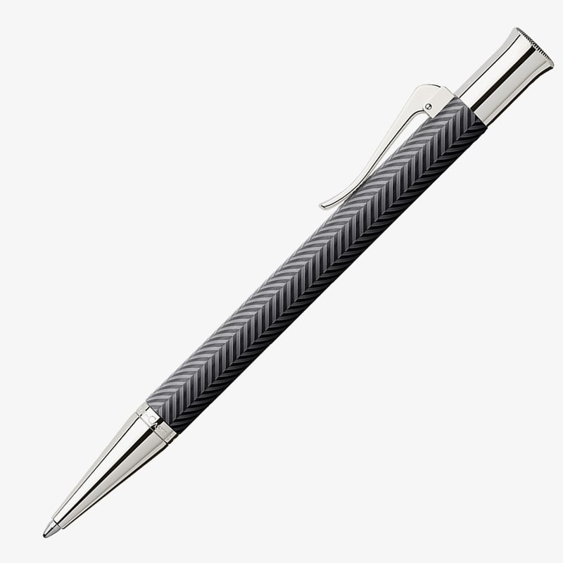 Graf von Faber-Castell Graf von Faber-Castell Guilloche Ballpoint Pen - Ciselé Black