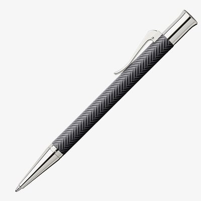 Graf von Faber-Castell Guilloche Ballpoint Pen - Ciselé Black