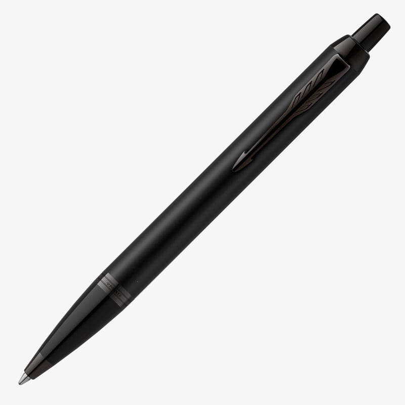 Parker Parker IM Ballpoint Pen - Achromatic Matte Black PVD Trim