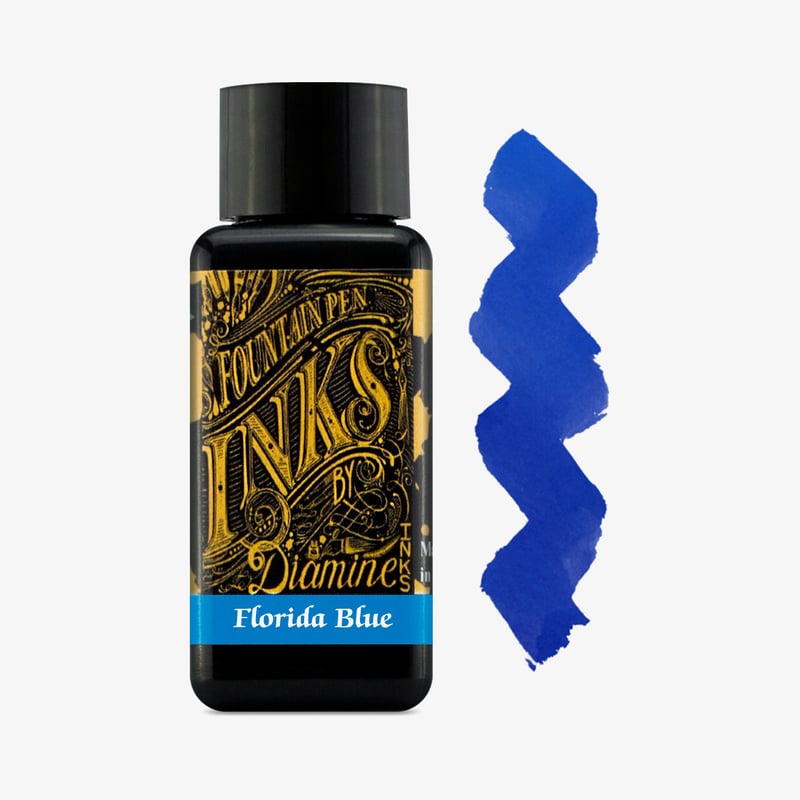 Diamine Inks Diamine Ink Bottle 30ml - Florida Blue