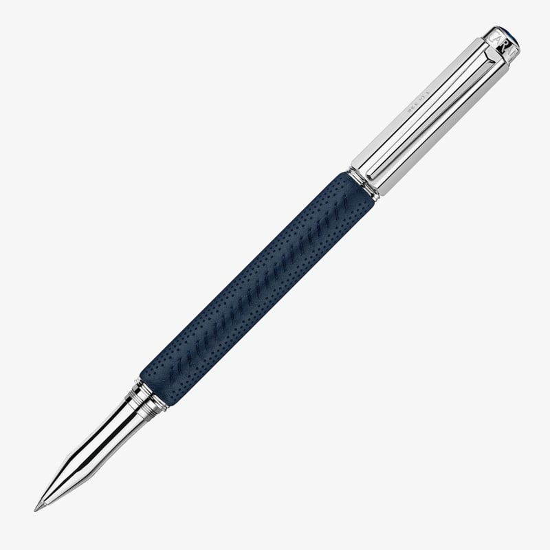 Caran d'Ache Caran d'Ache Varius Trophy Limited Edition Rollerball Pen - Night Blue Leather