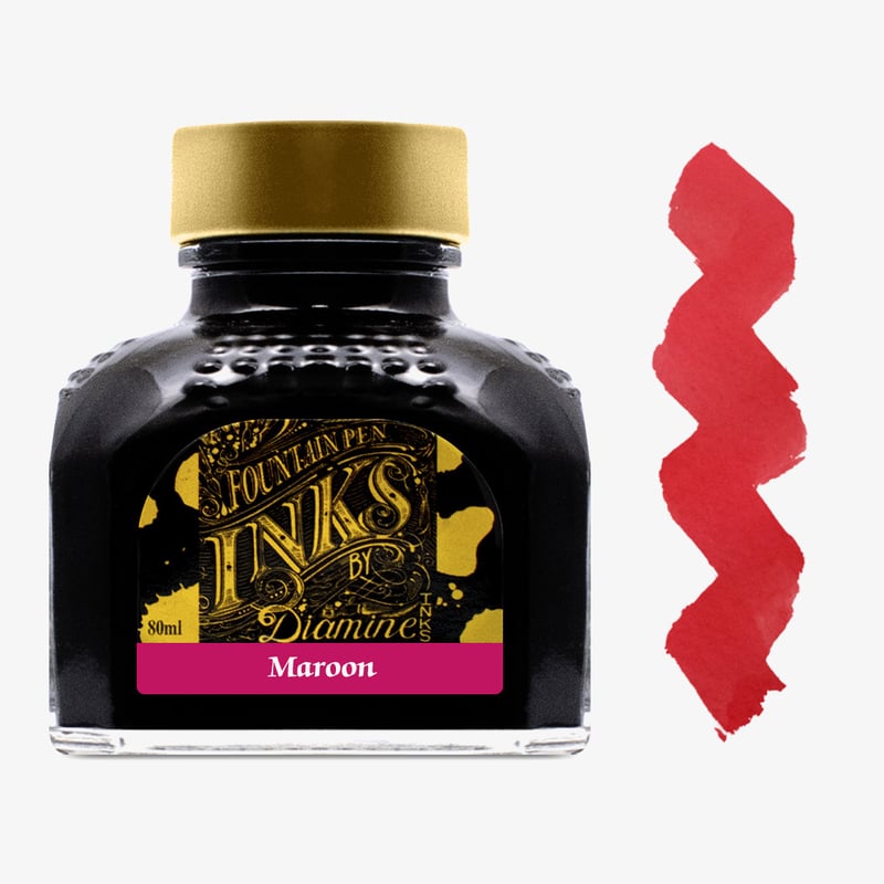 Diamine Inks Diamine Ink Bottle 80ml - Maroon