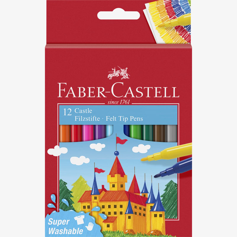 Faber-Castell Faber-Castell Fibre-Tip Pen - Box of 12