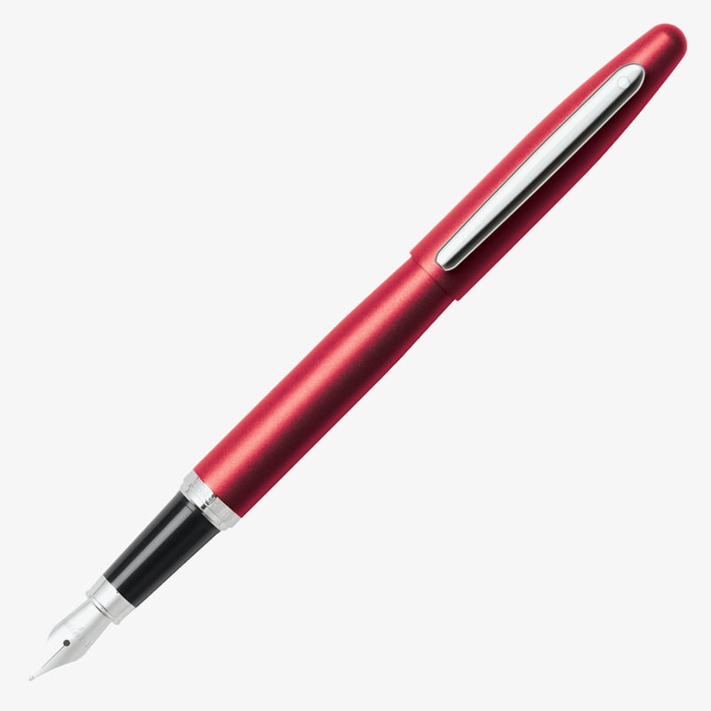 Sheaffer Sheaffer VFM Fountain Pen - Excessive Red Chrome Trim