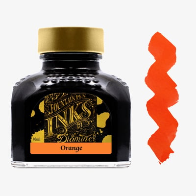 Diamine Ink Bottle 80ml - Orange