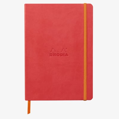 Rhodia Softcover Notebook - A5 - Coral - Lined