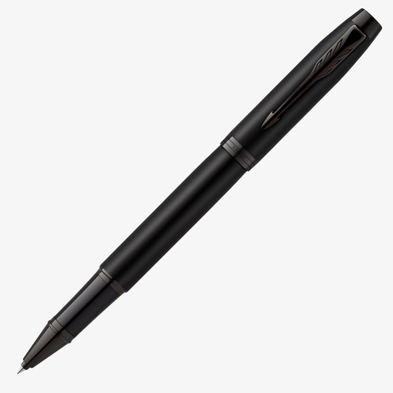Parker Parker IM Rollerball Pen - Achromatic Matte Black PVD Trim