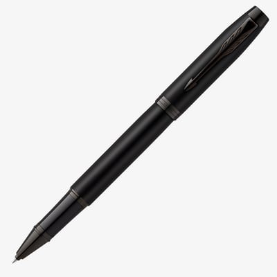 Parker IM Rollerball Pen - Achromatic Matte Black PVD Trim