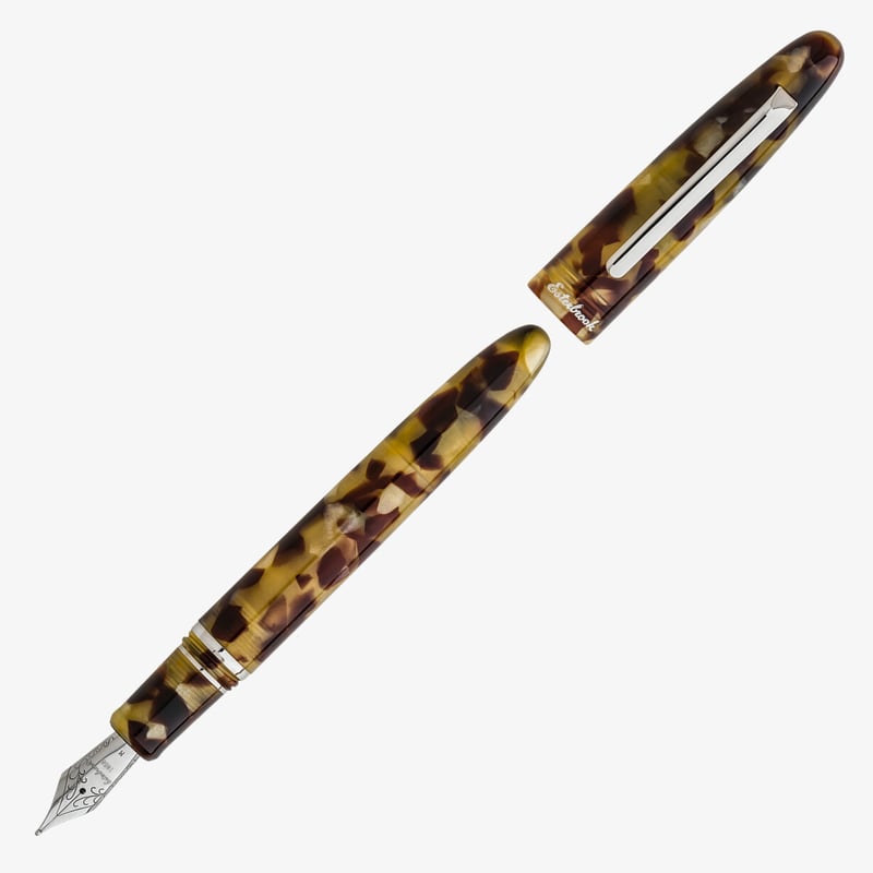 Esterbrook Esterbrook Estie Fountain Pen - Tortoise Palladium Trim