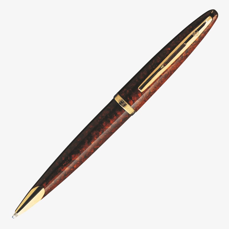 Waterman Waterman Carene Ballpoint Pen - Marine Amber Gold Trim