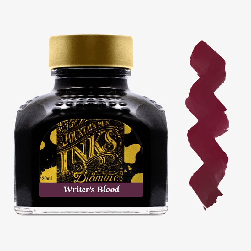Diamine Inks Diamine Ink Bottle 80ml - Writers Blood