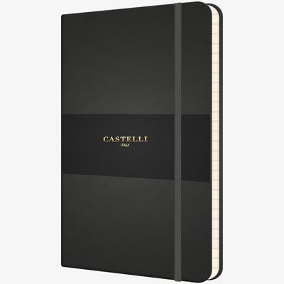 Castelli Flexible Pocket Notebook - Ruled - Graphite
