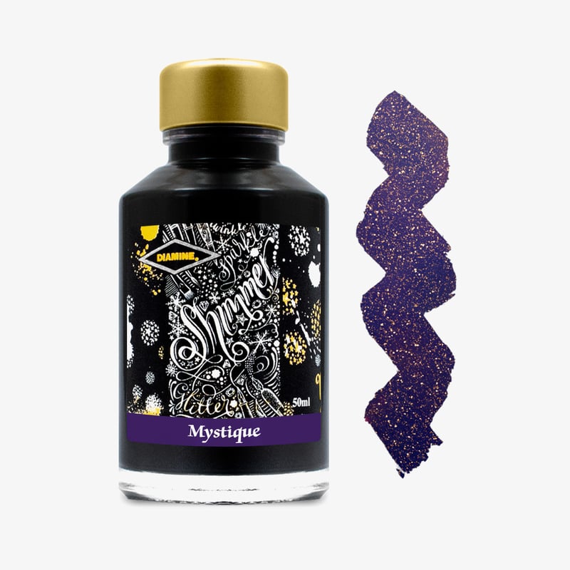 Diamine Inks Diamine Shimmering Ink Bottle 50ml - Mystique