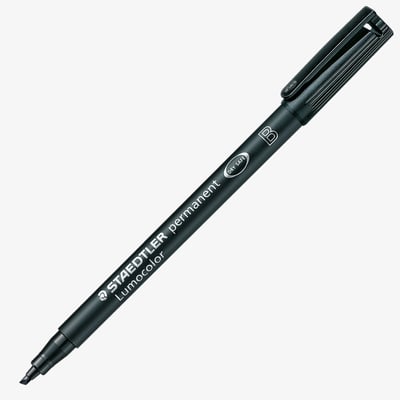 Staedtler Lumocolor Permanent Pen - Broad - Black