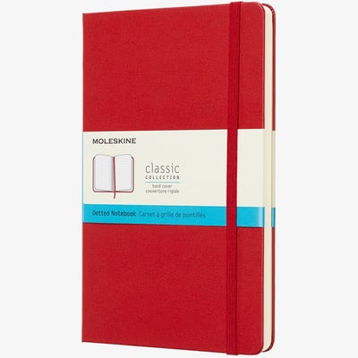 Moleskine Classic Hardback Large Notebook - Dotted - Assorted