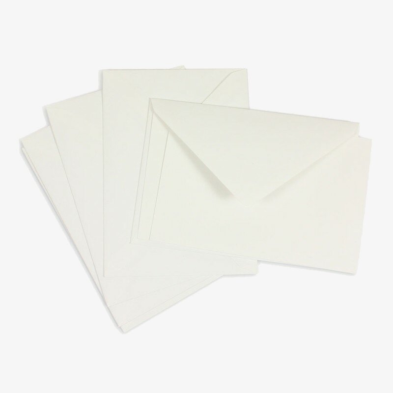 Crown Mill Crown Mill Classics C6 Set of 15 Cards and Envelopes - White