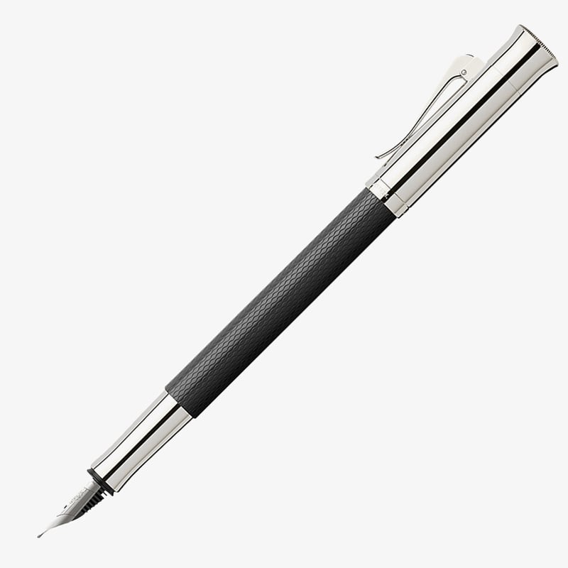 Graf von Faber-Castell Graf von Faber-Castell Guilloche Fountain Pen - Black