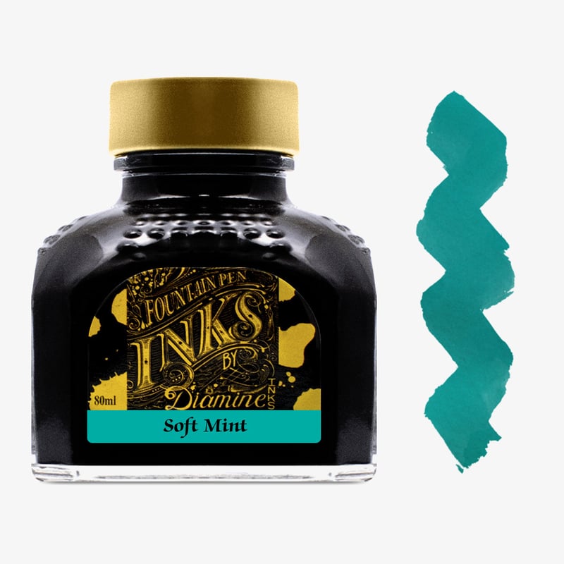 Diamine Inks Diamine Ink Bottle 80ml - Soft Mint