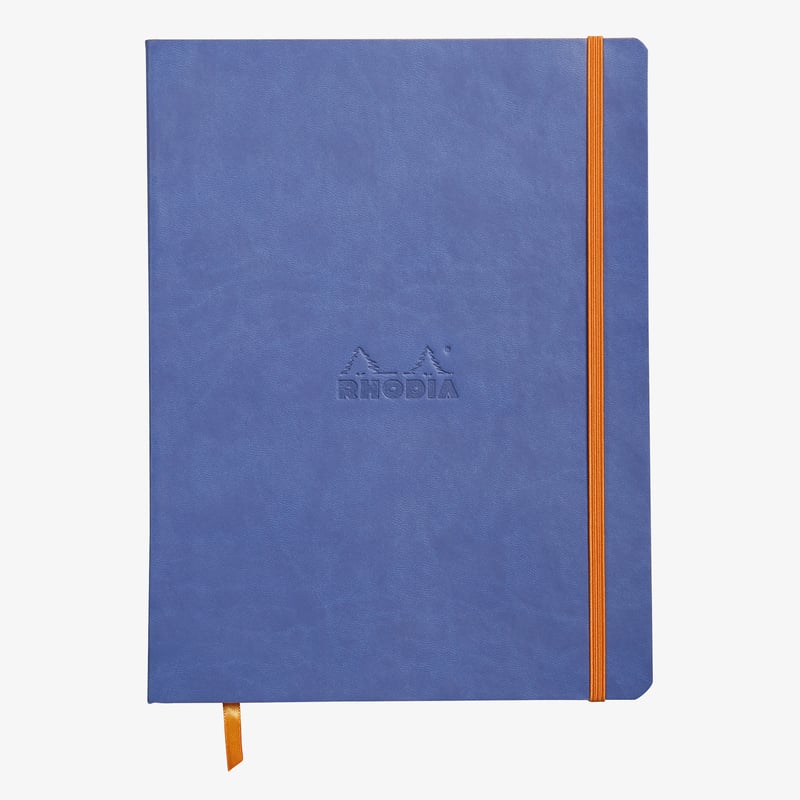 Rhodia Rhodia Softcover Notebook - Large - Sapphire Blue - Dotted