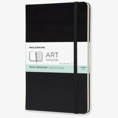 Moleskine Art Music Large Notebook - Black