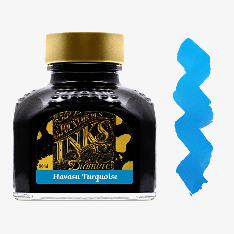 Diamine Inks Diamine Ink Bottle 80ml - Havasu Turquoise