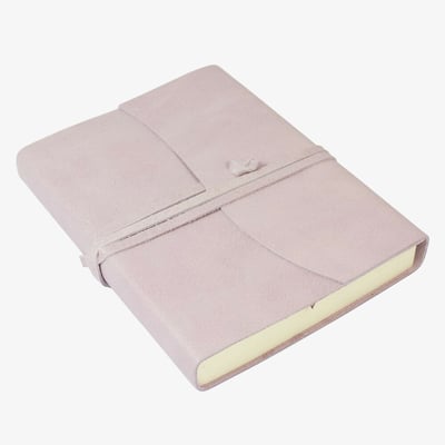Papuro Amalfi Leather Journal - Soft Pink - Medium
