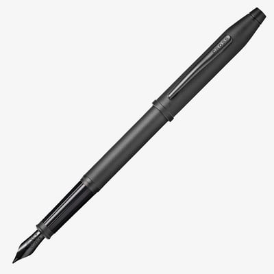 Cross Century II Fountain Pen - Micro Knurled Black PVD