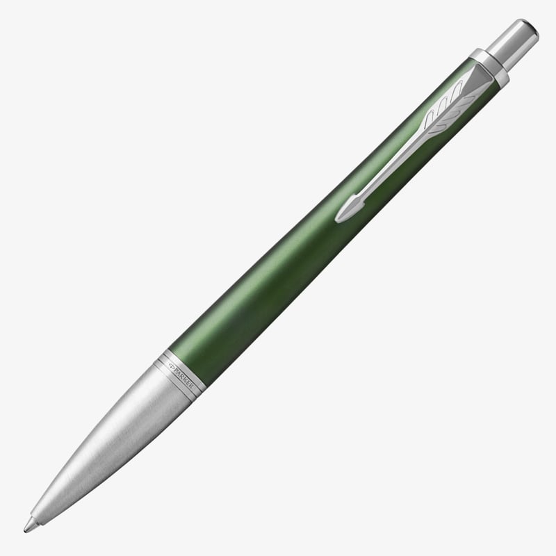 Parker Parker Urban Premium Ballpoint Pen - Green Chrome Trim