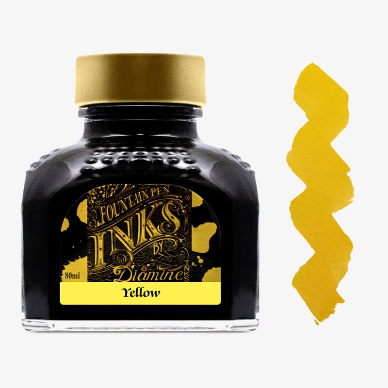 Diamine Inks Diamine Ink Bottle 80ml - Yellow