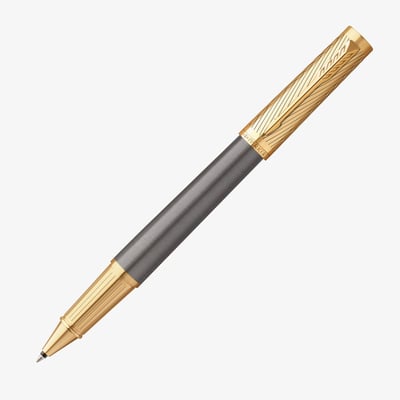 Parker Ingenuity Pioneers Collection Rollerball Pen - Grey Arrow Gold Trim