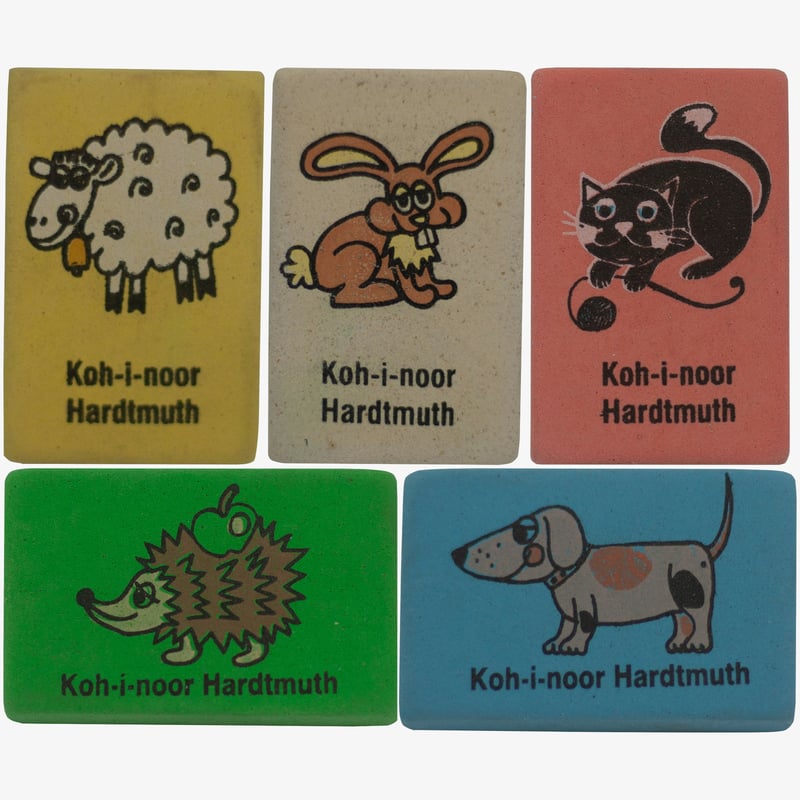 Koh-I-Noor Koh-I-Noor 6875 Office Eraser - Random Animal Print