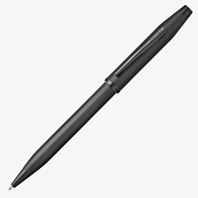 Cross Cross Century II Ballpoint Pen - Micro Knurled Black PVD