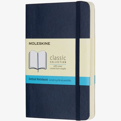 Moleskine Classic Soft Cover Pocket Notebook - Dotted - Assorted