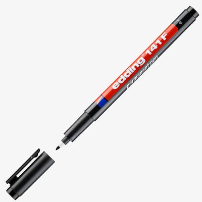 Edding 141 Permanent Pen - Fine - Black