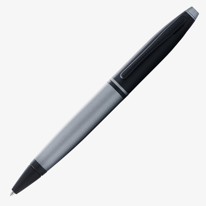Cross Cross Calais Ballpoint Pen - Grey Lacquer Black Trim