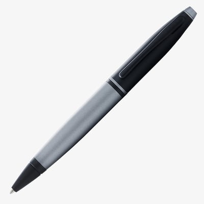 Cross Calais Ballpoint Pen - Grey Lacquer Black Trim