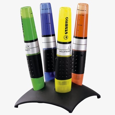 STABILO STABILO Luminator Highlighter Pen - Assorted Colours (Desk Set of 4)