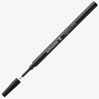 Schneider Topliner 970 Fineliner Refill - Black