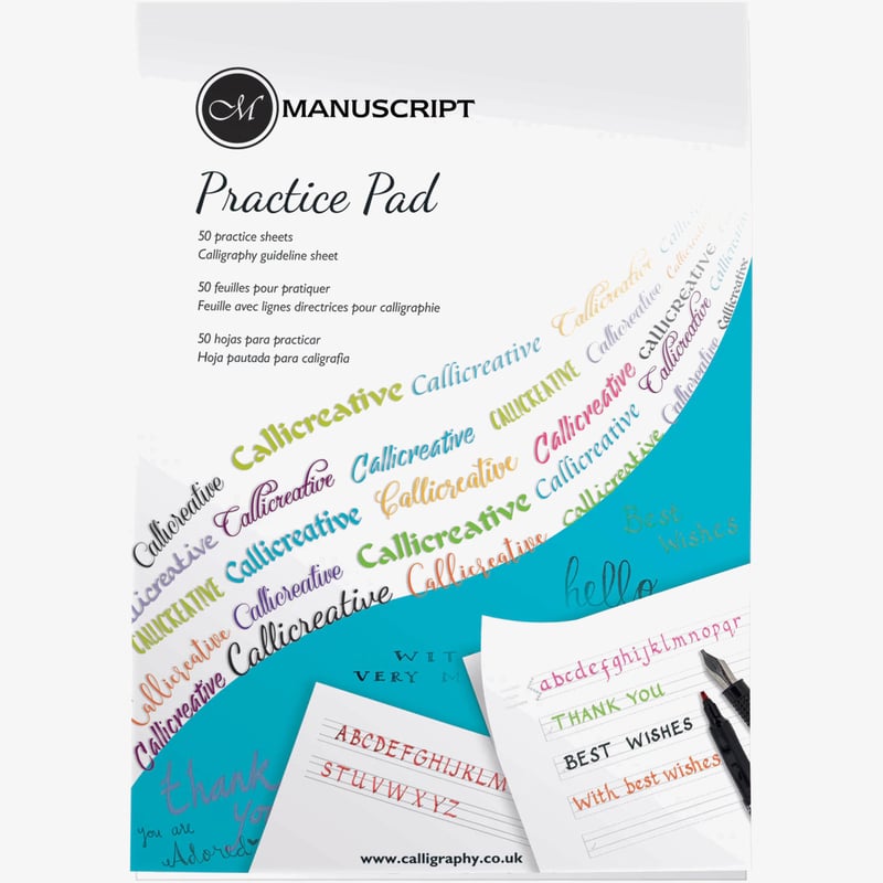 Manuscript Manuscript Creative Writing Practice Pad