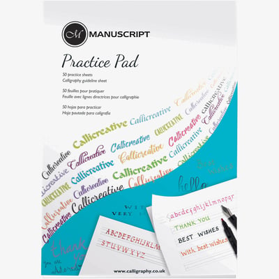 Manuscript Creative Writing Practice Pad