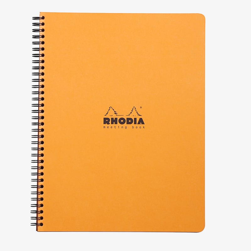 Rhodia Rhodia Classic Wirebound Notebook - Large - Orange - Meeting Book