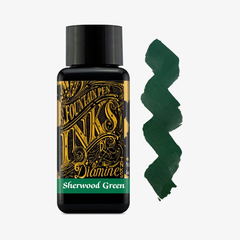 Diamine Inks Diamine Ink Bottle 30ml - Sherwood Green