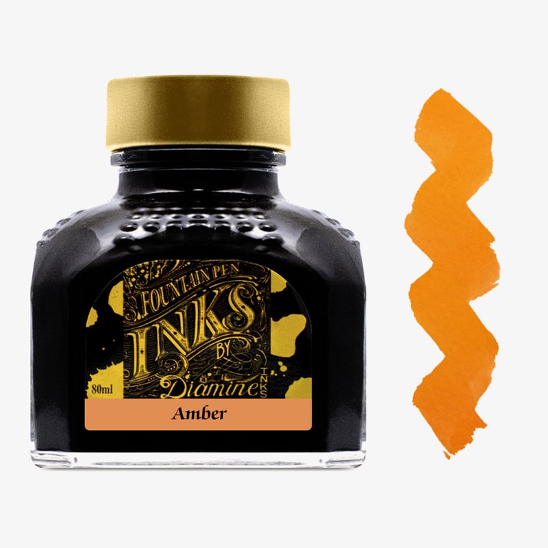 Diamine Inks Diamine Ink Bottle 80ml - Amber