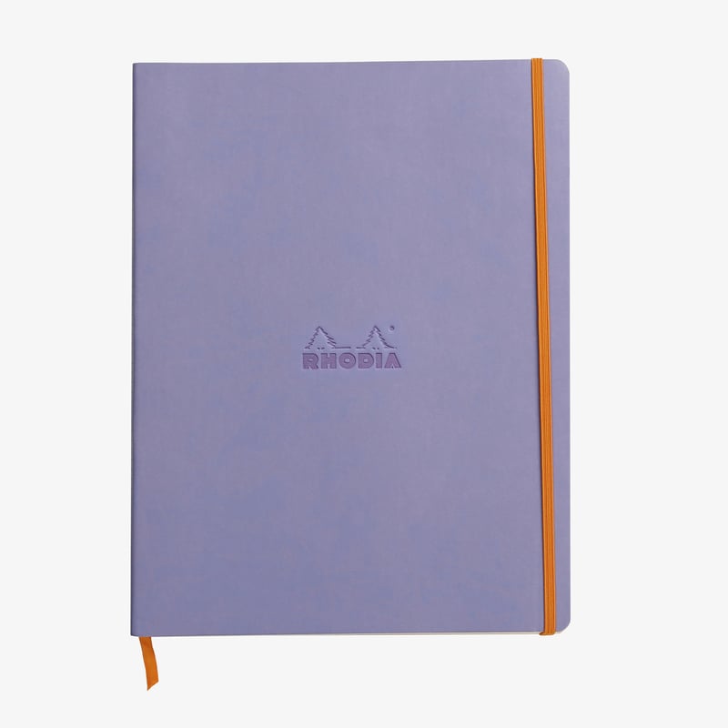 Rhodia Rhodia Softcover Notebook - A4 - Iris - Lined
