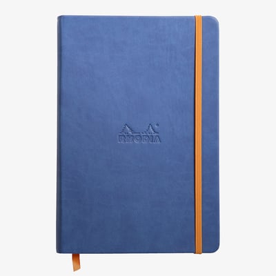 Rhodia Hardcover Notebook - A5 - Sapphire Blue - Lined