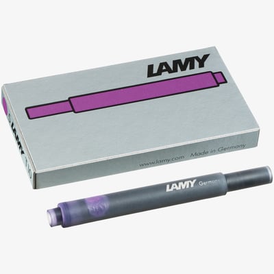Lamy T10 Ink Cartridges - Violet (Pack of 5)