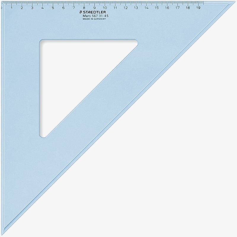 Staedtler Staedtler Mars Set Square - 32cm 45°/45°
